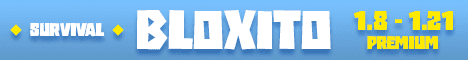 Bloxito banner Bloxito Minecraft server banner