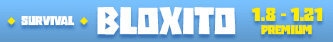 Bloxito banner Bloxito Minecraft server banner