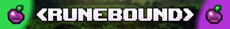 RuneBound banner RuneBound Minecraft server banner