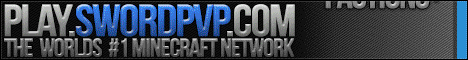 SwordPVP banner SwordPVP Minecraft server banner