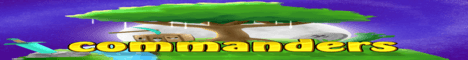 Commanders banner Commanders Minecraft server banner