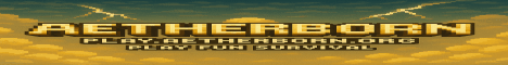 AetherBorn banner AetherBorn Minecraft server banner