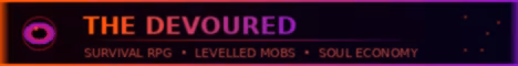 The Devoured banner The Devoured Minecraft server banner