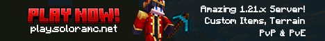 SoloraMC banner SoloraMC Minecraft server banner