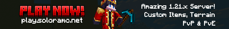 SoloraMC banner SoloraMC Minecraft server banner