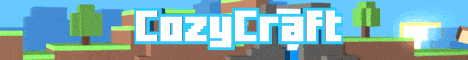 CozyCraft banner CozyCraft Minecraft server banner