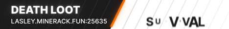 Death Loot banner Death Loot Minecraft server banner
