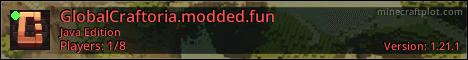 GlobalCraftoria banner GlobalCraftoria Minecraft server banner