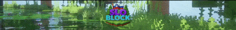 SloBlock banner SloBlock Minecraft server banner