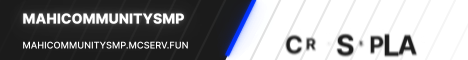 MahiCommunitySMP banner MahiCommunitySMP Minecraft server banner