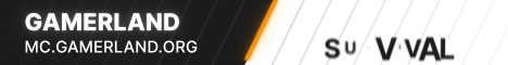 Gamerland banner Gamerland Minecraft server banner