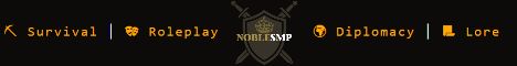 NobleSMP banner NobleSMP Minecraft server banner