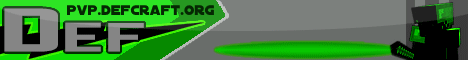 Defcraft banner Defcraft Minecraft server banner