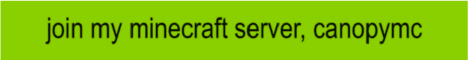 Canopy banner Canopy Minecraft server banner