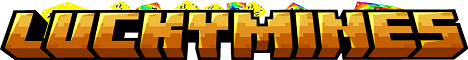 LuckyMines banner LuckyMines Minecraft server banner