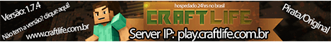 Craft Life - Survival banner Craft Life - Survival Minecraft server banner