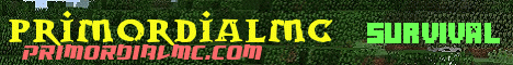 PrimordialMC banner PrimordialMC Minecraft server banner
