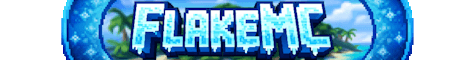 FlakeMC banner FlakeMC Minecraft server banner