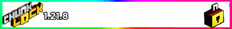 Chunklock banner Chunklock Minecraft server banner