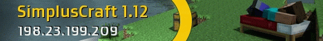 SimplusCraft banner SimplusCraft Minecraft server banner
