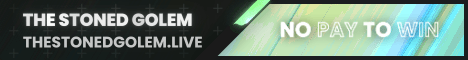 TheStonedGolem banner TheStonedGolem Minecraft server banner