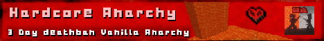 Hardcore Anarchy banner Hardcore Anarchy Minecraft server banner