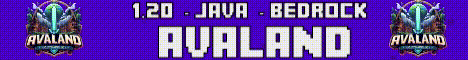 Avaland banner Avaland Minecraft server banner