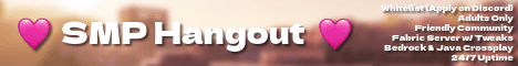 SMP Hangout banner SMP Hangout Minecraft server banner
