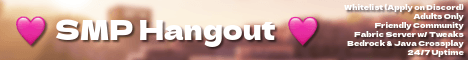 SMP Hangout banner SMP Hangout Minecraft server banner