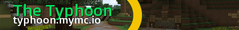 The Typhoon banner The Typhoon Minecraft server banner