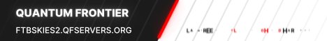 Quantum Frontier FTB Skies 2 banner Quantum Frontier FTB Skies 2 Minecraft server banner