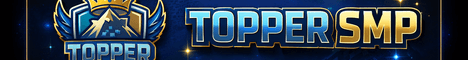 Topper SMP banner Topper SMP Minecraft server banner