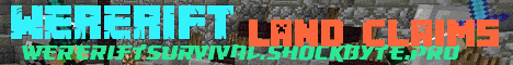 WereRift Survival banner WereRift Survival Minecraft server banner
