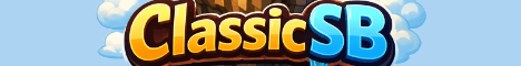 ClassicSB banner ClassicSB Minecraft server banner