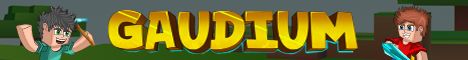 Gaudium banner Gaudium Minecraft server banner