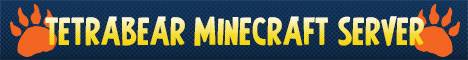 TetrabearMC banner TetrabearMC Minecraft server banner