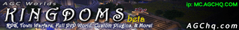 AGCW Kingdoms banner AGCW Kingdoms Minecraft server banner