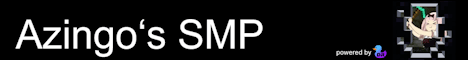 Azingos World banner Azingos World Minecraft server banner