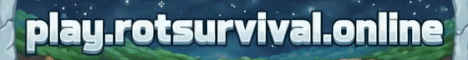 Rot Survival banner Rot Survival Minecraft server banner
