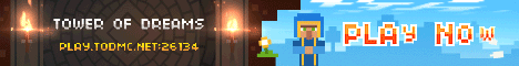 Tower of Dreams banner Tower of Dreams Minecraft server banner