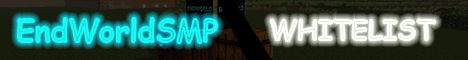 EndWorldSMP banner EndWorldSMP Minecraft server banner
