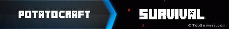 PotatoCraft banner PotatoCraft Minecraft server banner
