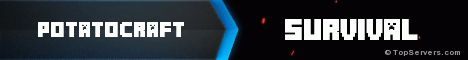 PotatoCraft banner PotatoCraft Minecraft server banner