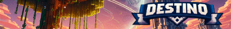 Destino banner Destino Minecraft server banner