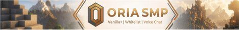 Oria SMP banner Oria SMP Minecraft server banner