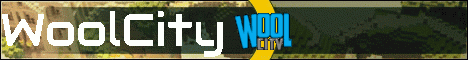 WoolCity banner WoolCity Minecraft server banner