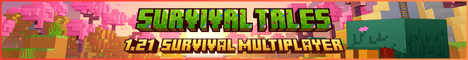 SurvivalTales SMP banner SurvivalTales SMP Minecraft server banner
