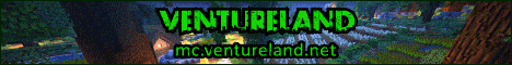 VentureLand banner VentureLand Minecraft server banner