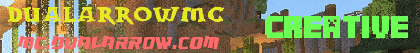 DualArrowMC banner DualArrowMC Minecraft server banner