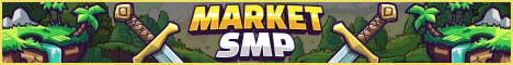 Market SMP banner Market SMP Minecraft server banner